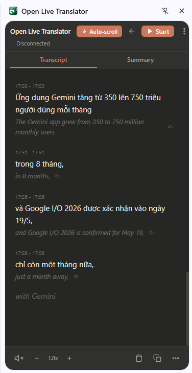 Extension UI — stop
